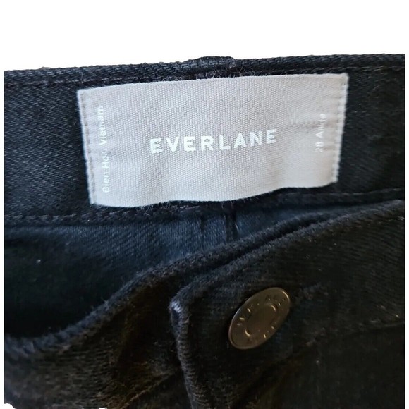 Everlane Black High Rise Jeans Modern Fit - Picture 2 of 8